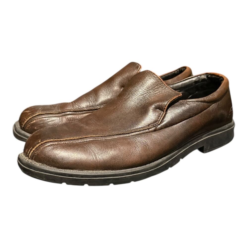 Skechers Men’s Blown Leather Loafer  Shoes Size 10 Slip On